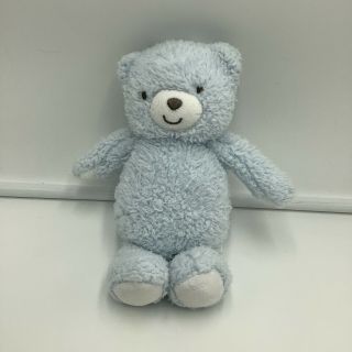 Precious Firsts Blue Teddy Bear Plush Soft Toy Stuffed Animal 63139 8 " Carters