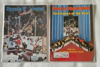 1980 Sports Illustrated Usa Hockey Miracle On Ice March 3,  1980 & 12/22/80