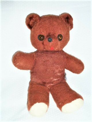 Knickerbocker Vintage Stuffed Plush Musical Wind Up Teddy Bear Rock A Bye Baby