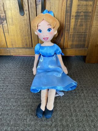Wendy Disney Store Plush Doll 20 " From Peter Pan