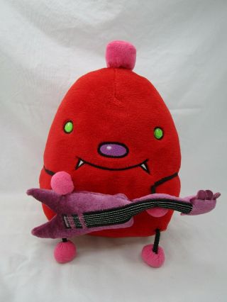 Disney Happy Monster Band Fredd Plush Red Guitar 10 " Stuffed Animal Toy