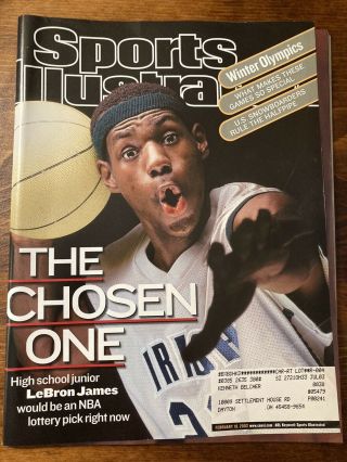 2002 Lebron James Cavaliers Lakers Miami Heat The Chosen One Sports Illustrated