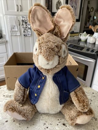 Dan Dee Peter Rabbit The Movie 2019 22” Big Plush Stuffed Animal Easter Bunny