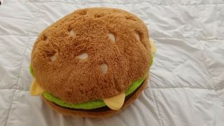 Cheeseburger Burger Sandwich Stuffed Plush Large 16 " Big Squishable