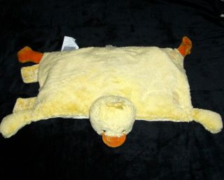 Little Miracles Costco Yellow Duck Snuggle Me Plush Pillow Stuffed Animal Fold