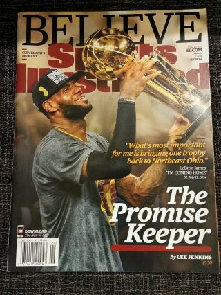 June 27 2016 Sports Illustrated LeBron James Cleveland Cavaliers Promise Keeper 2