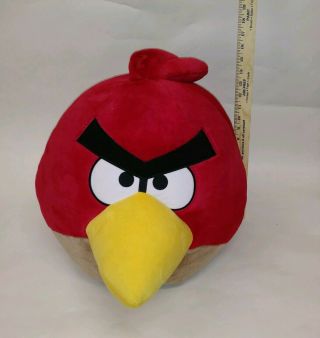 Giant Jumbo Xl Huge Big Red Angry Birds Stuffed Plush 16 " X 16 " Rare