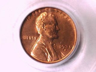 1935 S Lincoln Wheat Cent Pcgs Ms 65 Rd 70001158