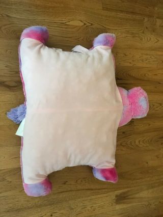 Pillow Chums Large Unicorn Pink Purple Plush Stuffed Animal Kellytoy Euc
