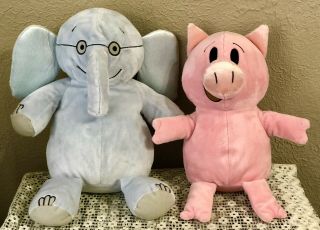 Kohls Cares Mo Willems - Gerald Elephant And Piggie Pig Plush Animals - Euc