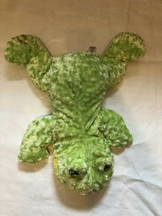Dan Dee Large Floppy Frog Stuffed Plush Animal Amphibian Green Soft 22” Huge Toy