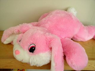 Dan Dee Large Floppy Pink Bunny Rabbit Cuddle Pillow Plush 28 " Stuffed Animal