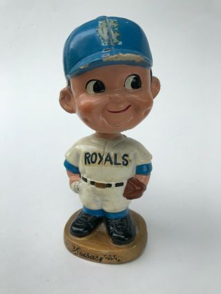 Vintage Mlb Baseball Bobblehead Kansas City Royals