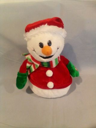 Kids Of America Animated Snowman Sing (holly Jolly) And Dances 9 " Tall Plush