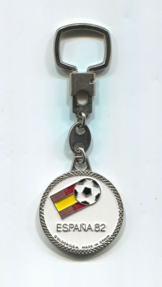 Football Soccer 1982 Fifa World Cup Spain Espana Official Keychain Keyring