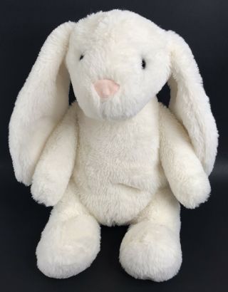 18 " 2019 Animal Adventure Floppy Blair White Bunny Rabbit Plush Toy Jumbo Easter