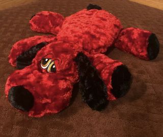 Dan Dee Dog Puppy Plush Stuffed Animal 27 " Large Red And Black