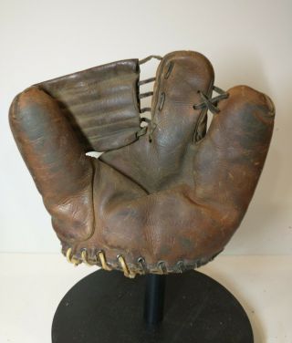 Vintage 1940s Wilson Baseball Glove Two Finger A2200 Professional Ball Hawk