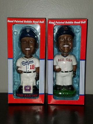 (2) Pedro Martinez Bobblehead Minor League Great Falls Dodgers 5000 Red Sox Agp