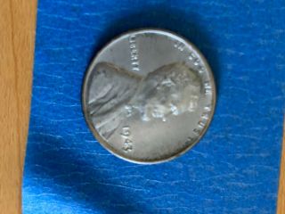 1943 Steel Lincoln Wheat Penny Cent No Mark