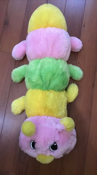 Dan Dee Caterpillar Large Plush Rainbow Collectors Choice 30 " Stuffed Animal