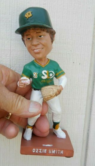 Classic Vintage " Ozzie Smith " 3 Cal Poly Mustangs 7.  5 " Bobble Head Ncaa