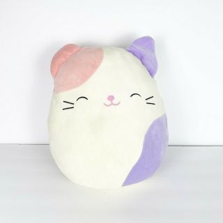 Squishmallow Kellytoy Charlotte Pink Purple Cat 16 " Soft Plush