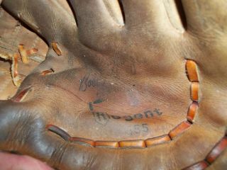 Vintage Regent 555 Baseball Glove Rht Bobby Shantz Model Sandy Koufax Signed?