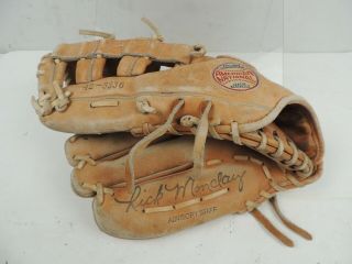 Vintage Spalding 42 - 3236 Rick Monday Baseball Glove Left Handed Thrower