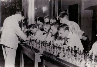 Soviet Grand Chess Photo: Chess In The Ussr.  Mid - 20th Century 28x20cm
