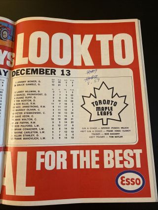 1967 - 68 Maple Leaf Gardens Program (vs Pittsburgh Penguins) 3