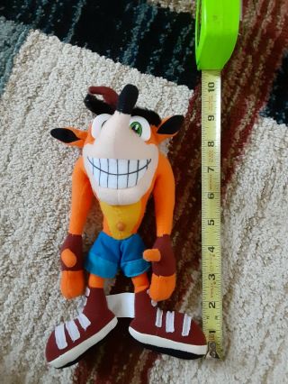 Crash Bandicoot plush 2001 Play - By - Play Universal 10 