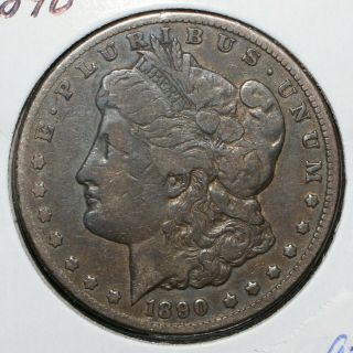 1890 - Cc Morgan Silver Dollar - 08240