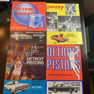 7 Detroit Pistons Nba Programs: 1965 - 66,  1966 - 67,  1967 - 68,  2 1970 - 71,  2 1971 - 72