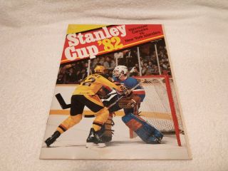 1982 Vancouver Canucks Vs Ny Islanders Stanley Cup Final Game 4 Program 5/16/82