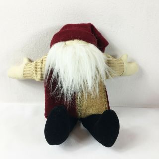 Tb5 Woof Poof Musical Christmas Santa Plush 13 " Stuffed Toy Lovey