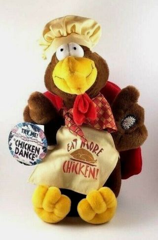 Dan Dee Eat More Chicken Thanksgiving Turkey Animated Chicken Dance 16 " -