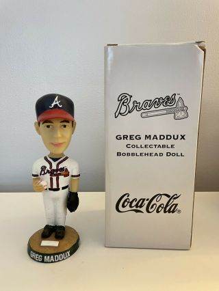 Greg Maddux Bobblehead - Atlanta Braves - 2002 Sga - Comes