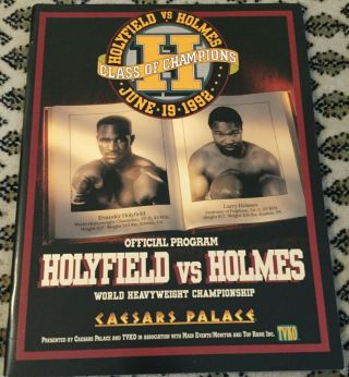 Evander Holyfield V Larry Holmes - World Hwc - 1992 - Boxing Program
