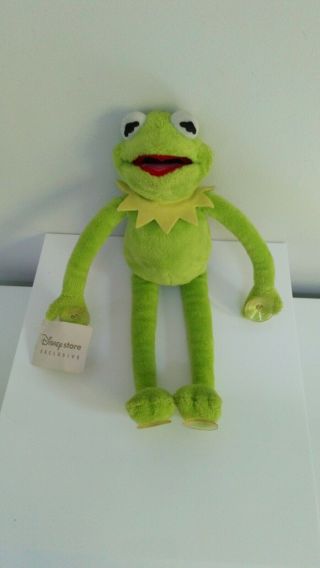 Disney Store Kermit The Frog Tags Suction Cups Stick On Plush Toy Sesame Street