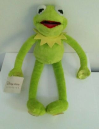 Disney Store Kermit The Frog Tags suction cups stick on plush Toy Sesame Street 2