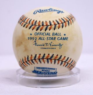 1992 All Star Game Official Mlb Rawlings Baseball Ball San Diego 4