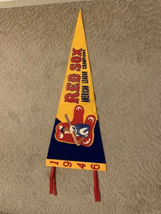1946 Boston Red Sox American League Champions Pennant
