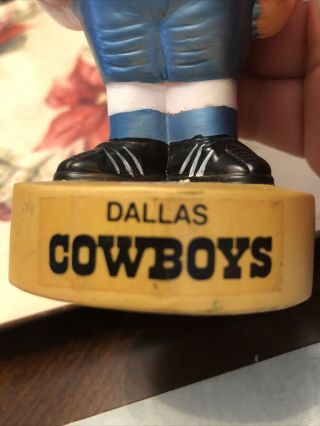 Vintage Dallas Cowboys Bobble Head 1970’s Plastic 1975 Sports Specialties NFL 3
