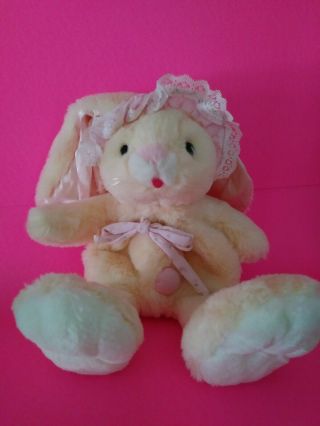 Vintage R.  G.  Barry Corp.  Snuggle Buddies Plush Bunny Rabbit 15 " Stuffed Animal