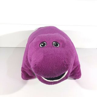 Pillow Pets Barney The Purple Dinosaur 18 " My Pillow Pets Plush