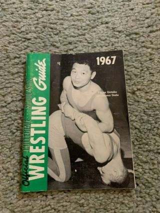 1967 Official Ncaa Wrestling Media Guide Yojiro Uetake Oklahoma State Cowboys