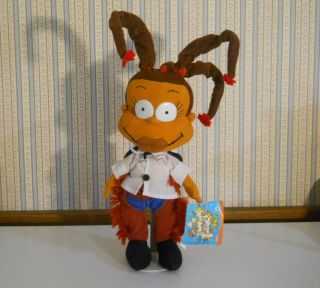 Rugrats Susie Carmichael Cowgirl Plush 13 " Doll Posable Braids With Tags Nanco