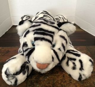 Animal Alley Toys R Us White Tiger Plush Stuffed Animal Safari Big Cat 24”