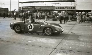 1964 Sebring Race - Ferrari 330p 21 - 2 Orig Negs (1356 & 1363)